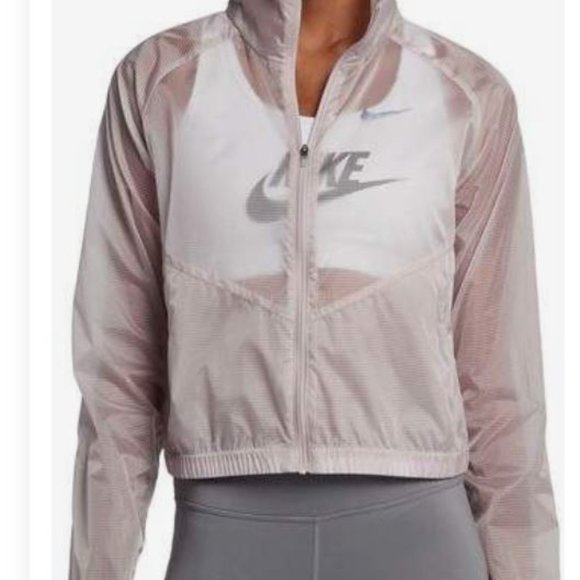 Nike Dri Fit run division reflective size light peach/ baby pink packable - Picture 3 of 7